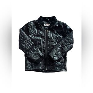 Kids Faux Leather Jacket H&M 3-4Y